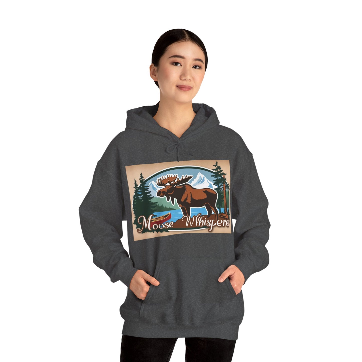 Moose Whisperer - Unisex Heavy Blend™ Hooded Sweatshirt