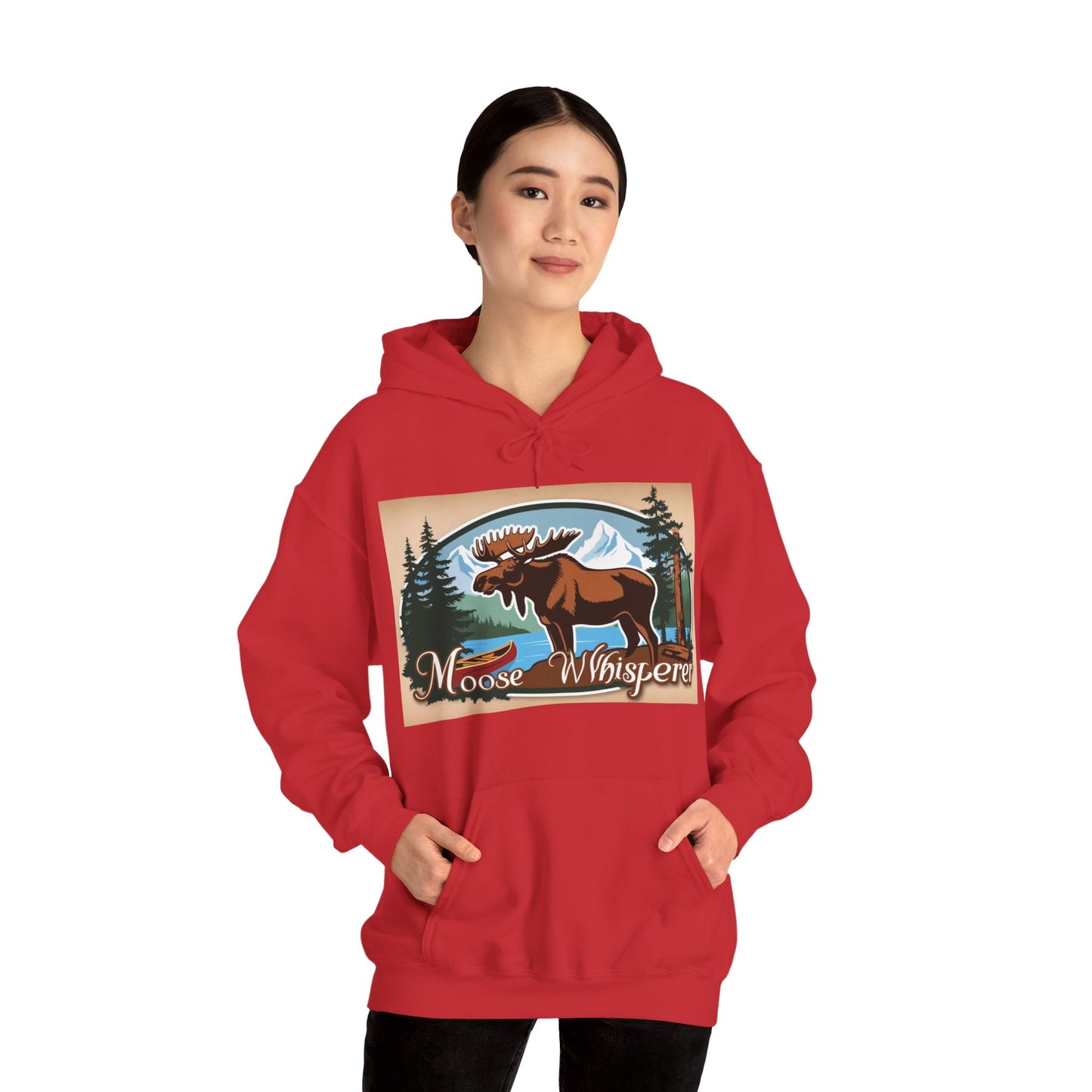 Moose Whisperer - Unisex Heavy Blend™ Hooded Sweatshirt