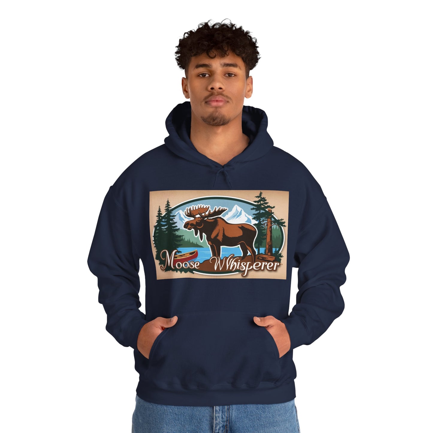 Moose Whisperer - Unisex Heavy Blend™ Hooded Sweatshirt