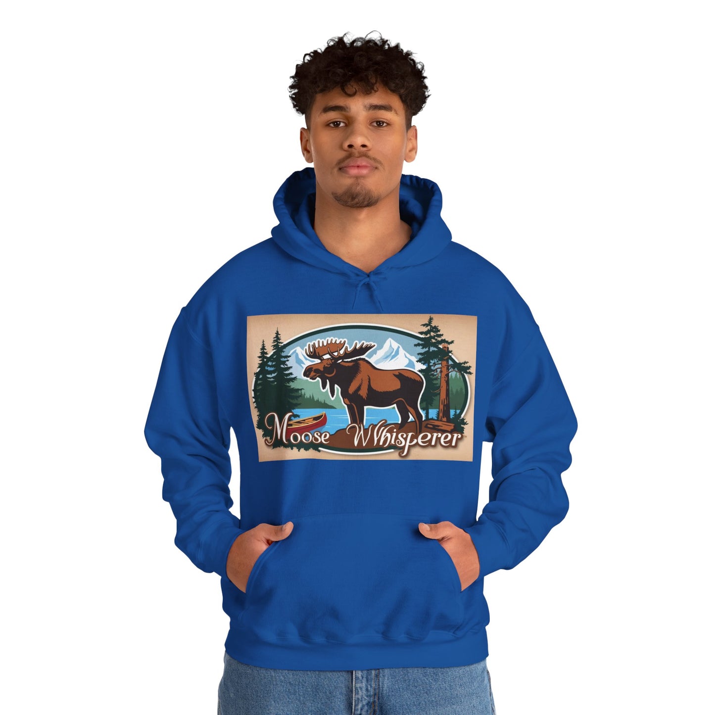 Moose Whisperer - Unisex Heavy Blend™ Hooded Sweatshirt