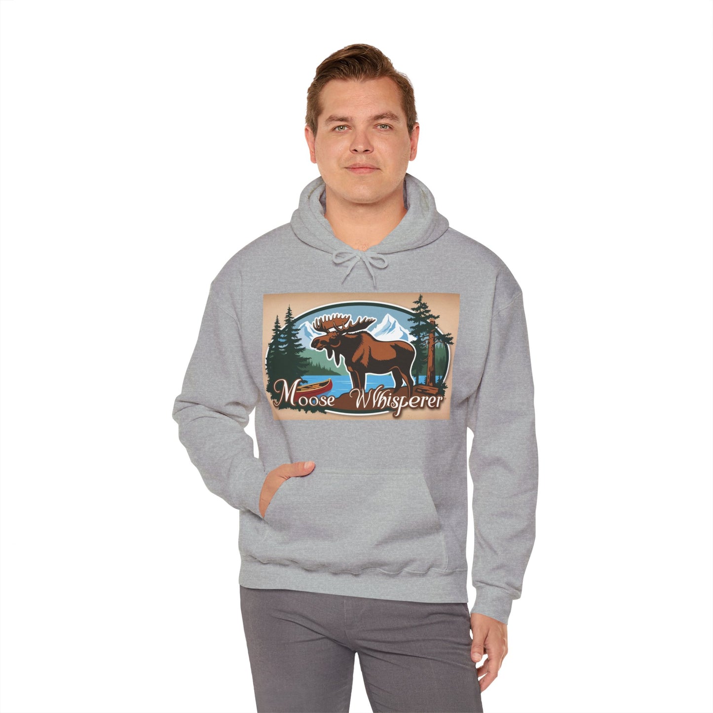 Moose Whisperer - Unisex Heavy Blend™ Hooded Sweatshirt