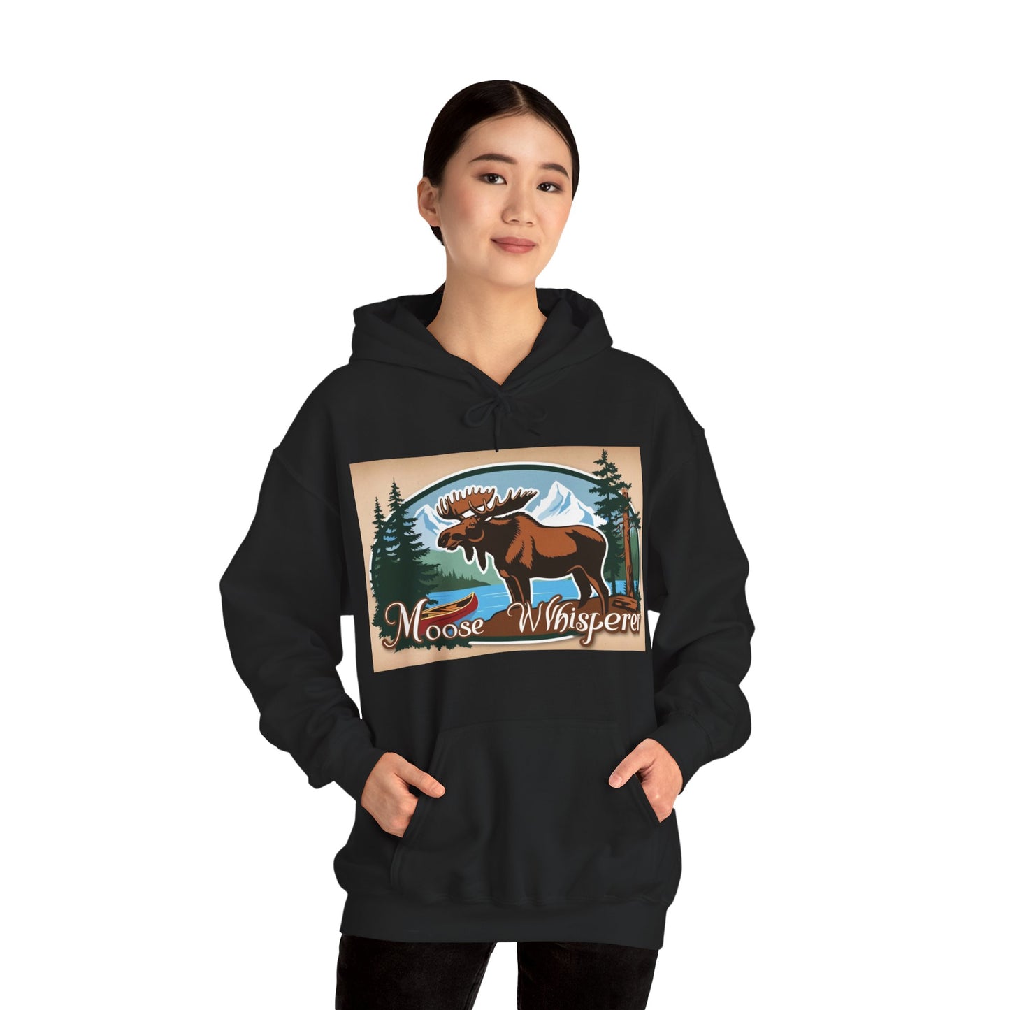 Moose Whisperer - Unisex Heavy Blend™ Hooded Sweatshirt
