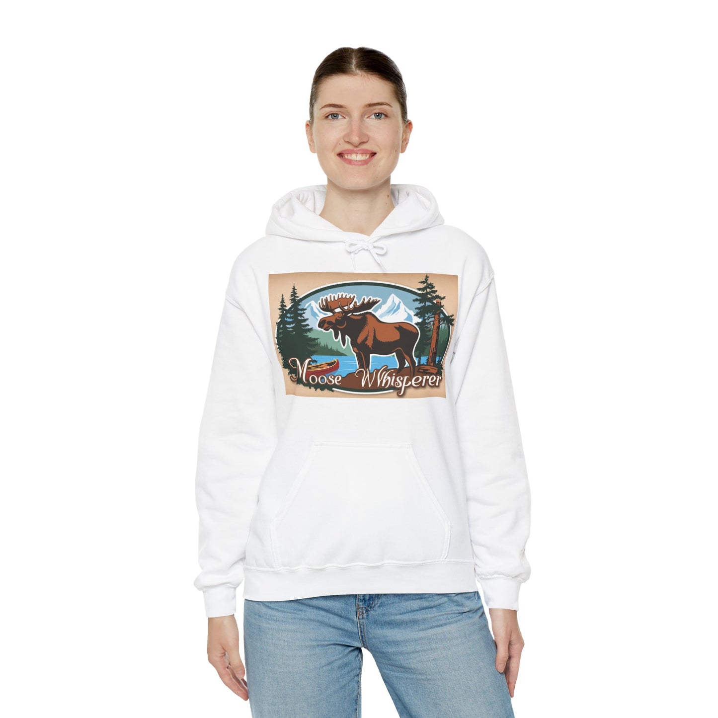 Moose Whisperer - Unisex Heavy Blend™ Hooded Sweatshirt