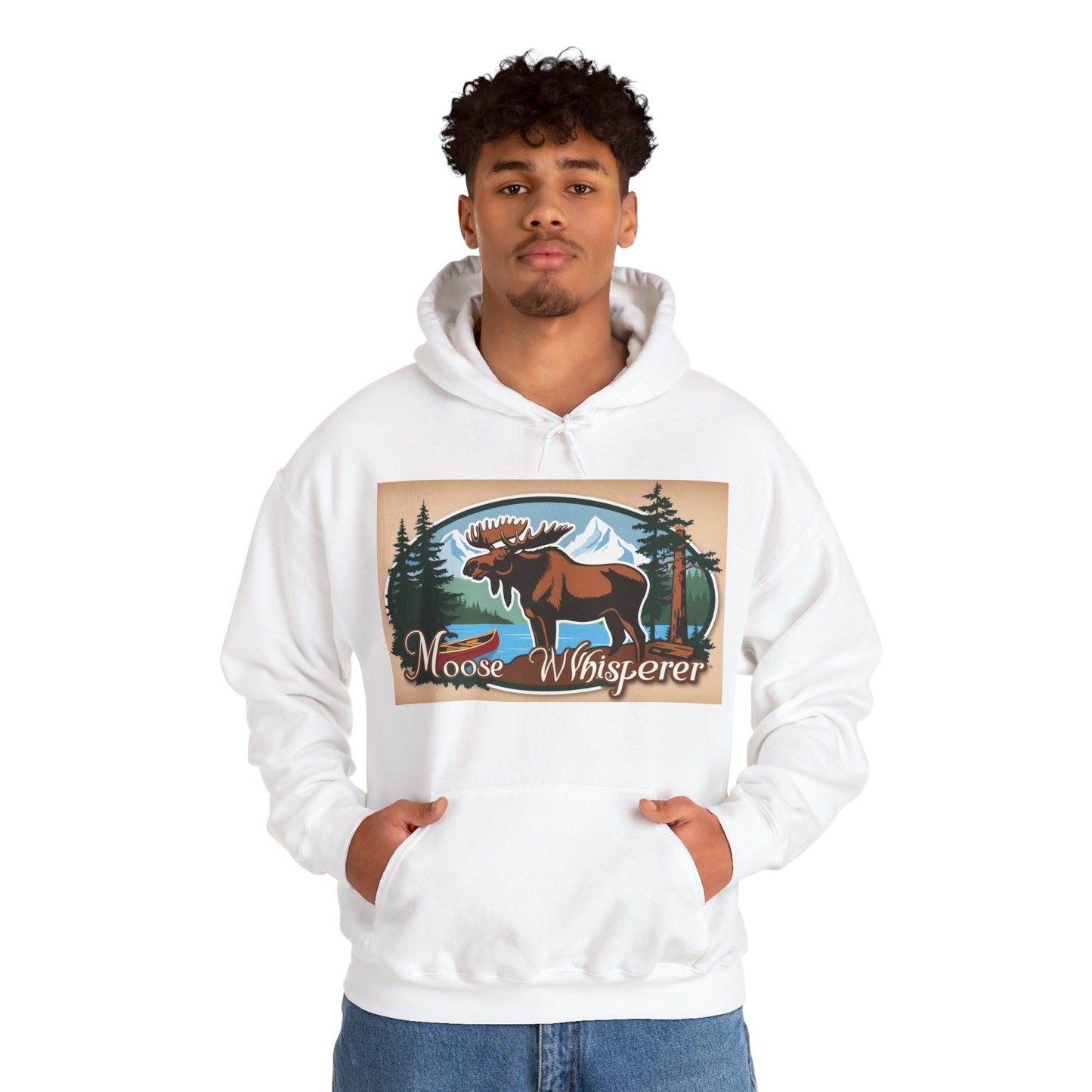Moose Whisperer - Unisex Heavy Blend™ Hooded Sweatshirt