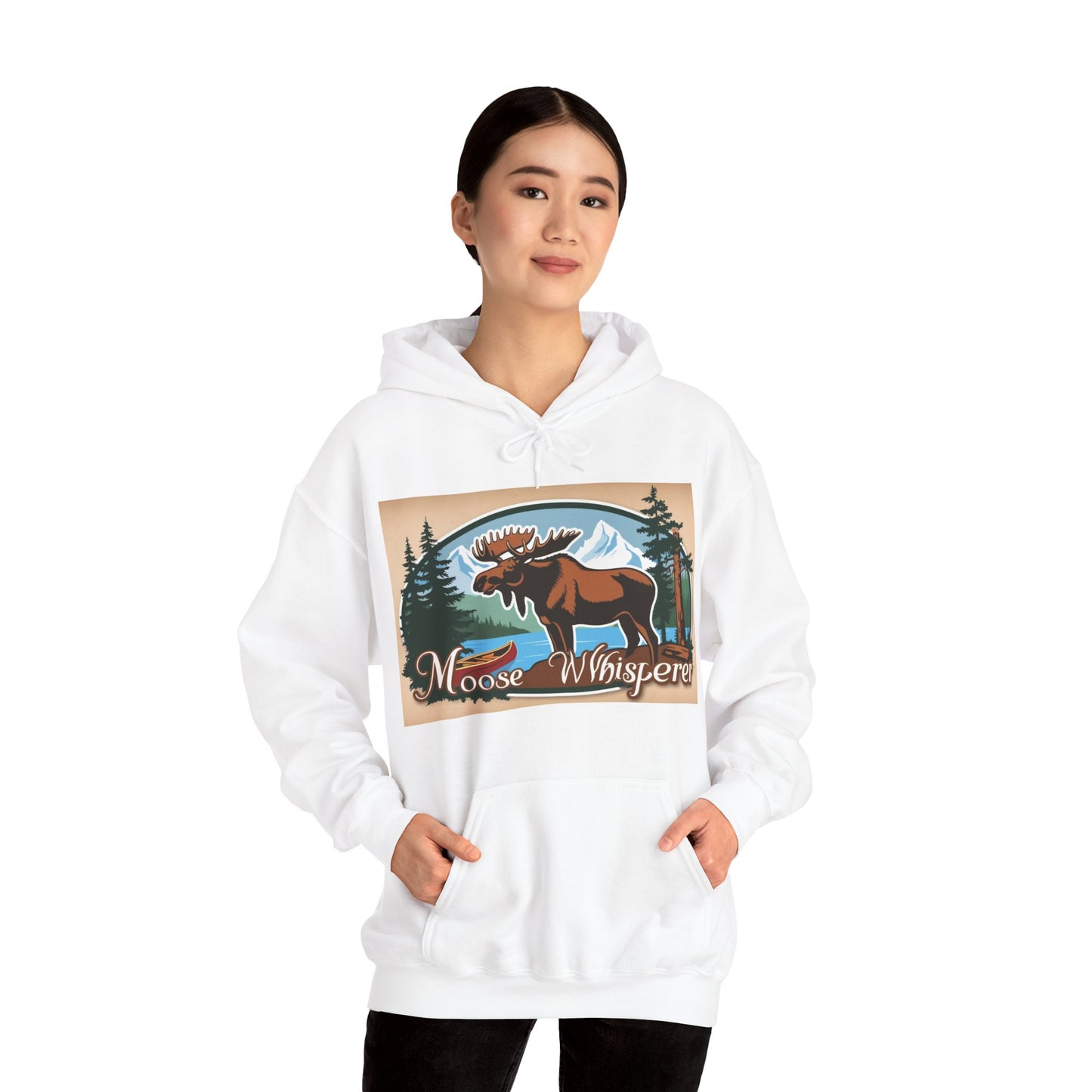 Moose Whisperer - Unisex Heavy Blend™ Hooded Sweatshirt