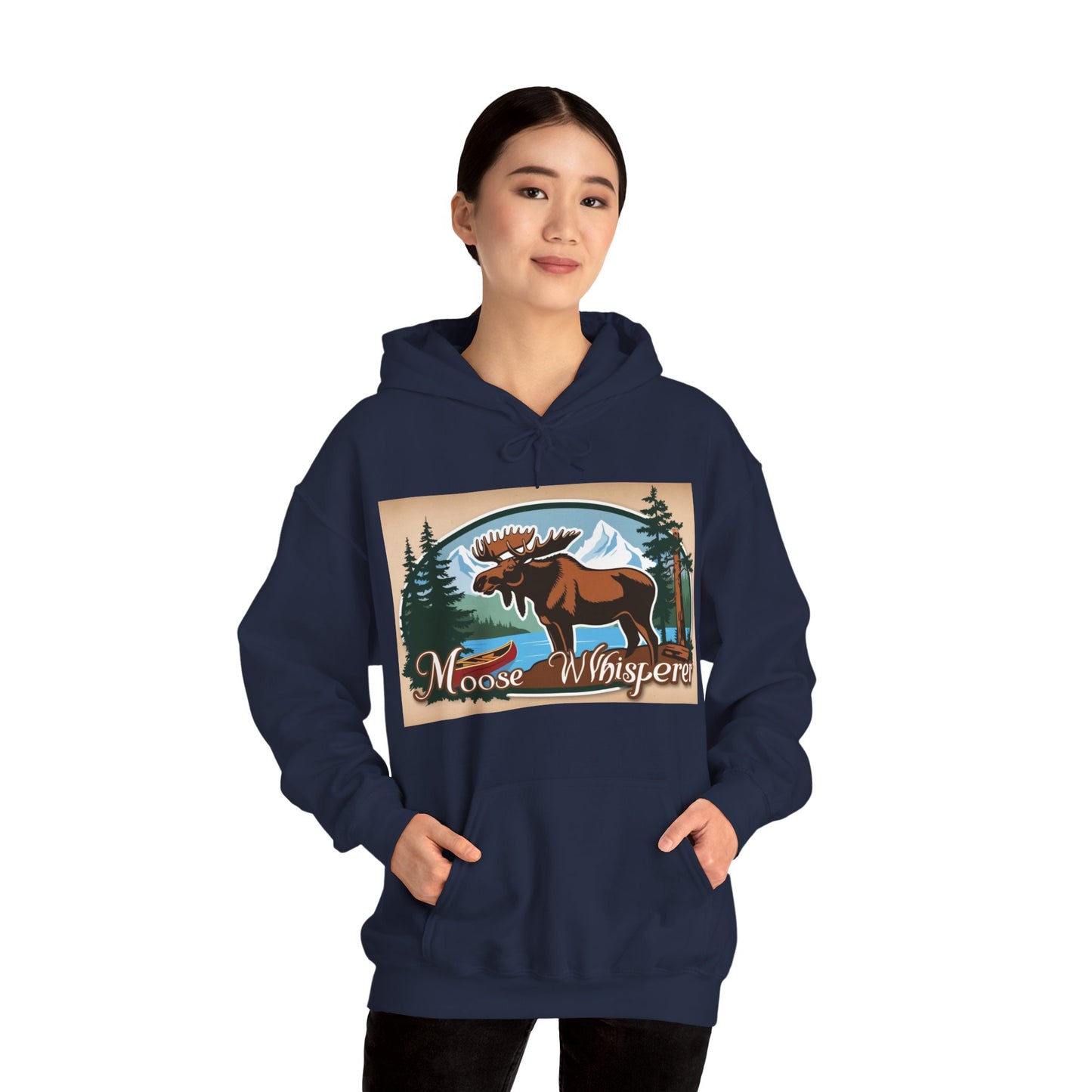 Moose Whisperer - Unisex Heavy Blend™ Hooded Sweatshirt