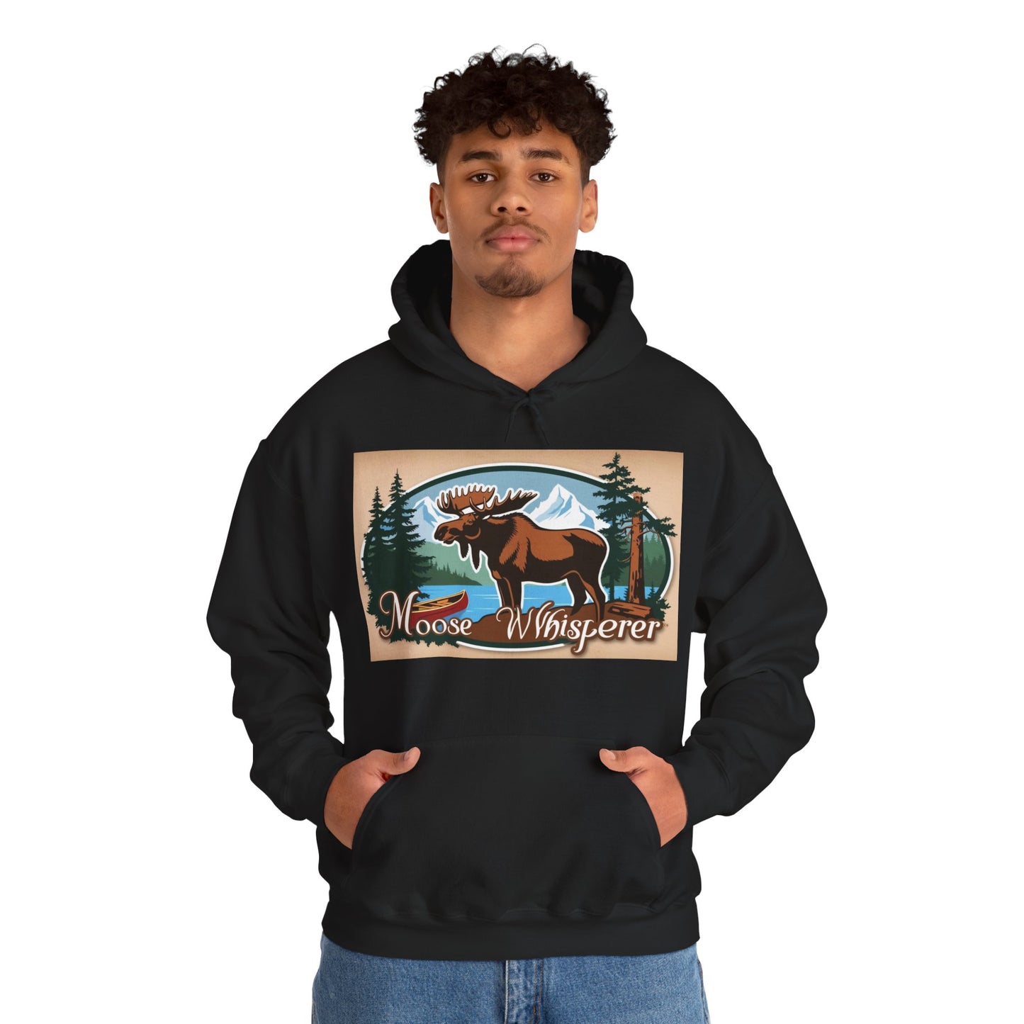 Moose Whisperer - Unisex Heavy Blend™ Hooded Sweatshirt