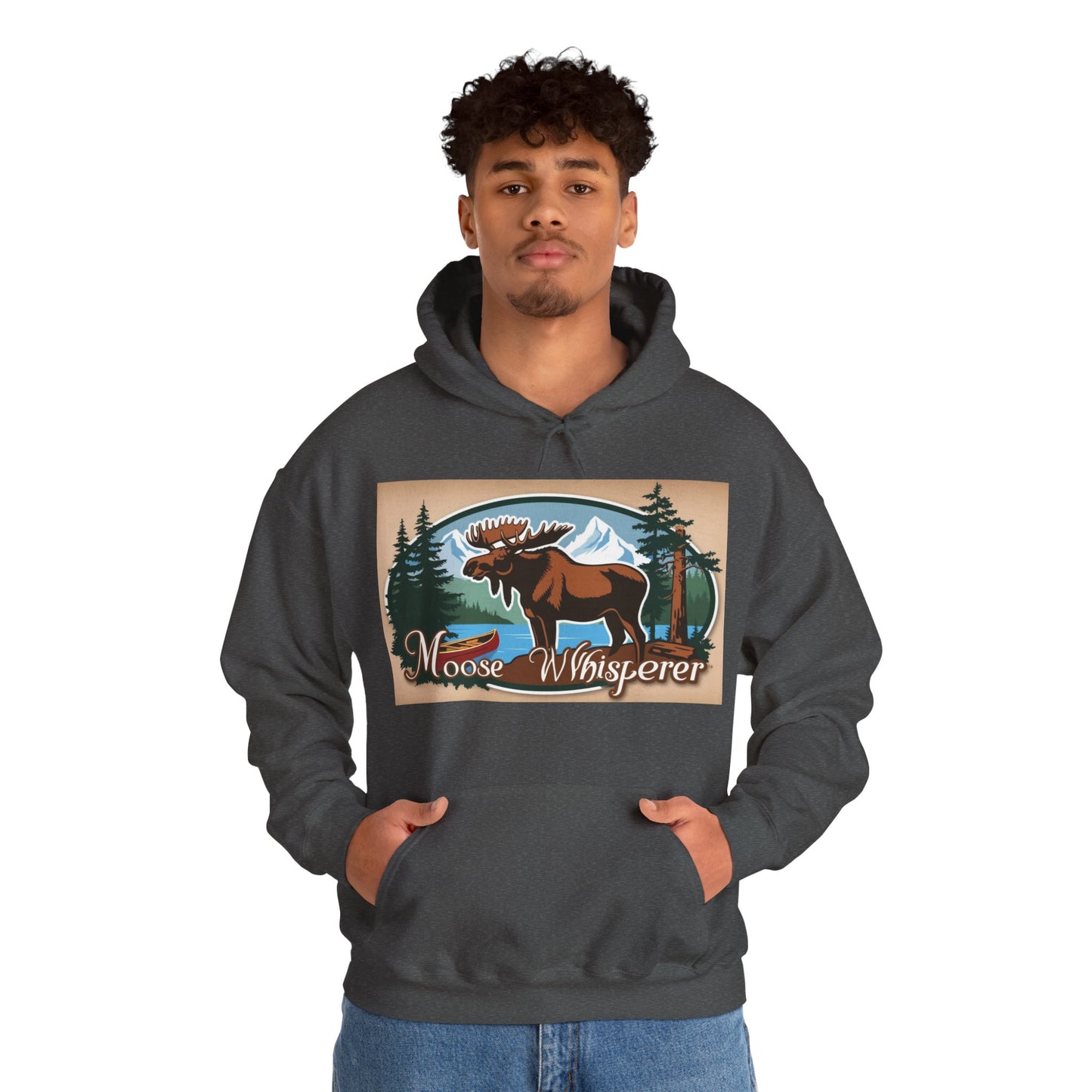 Moose Whisperer - Unisex Heavy Blend™ Hooded Sweatshirt