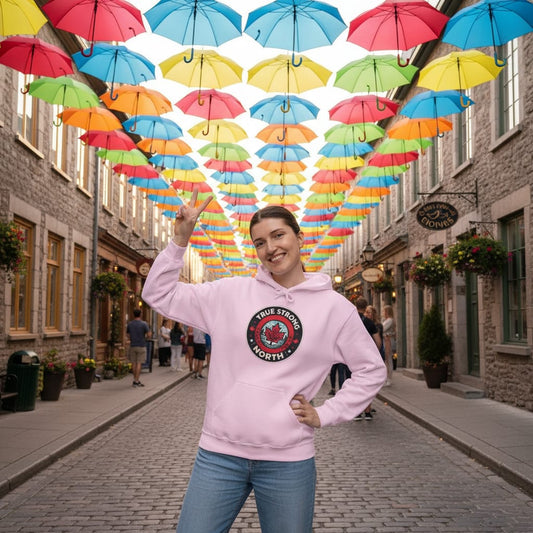 True Strong North Hoodie — Women's Inspirational Hooded Sweatshirt