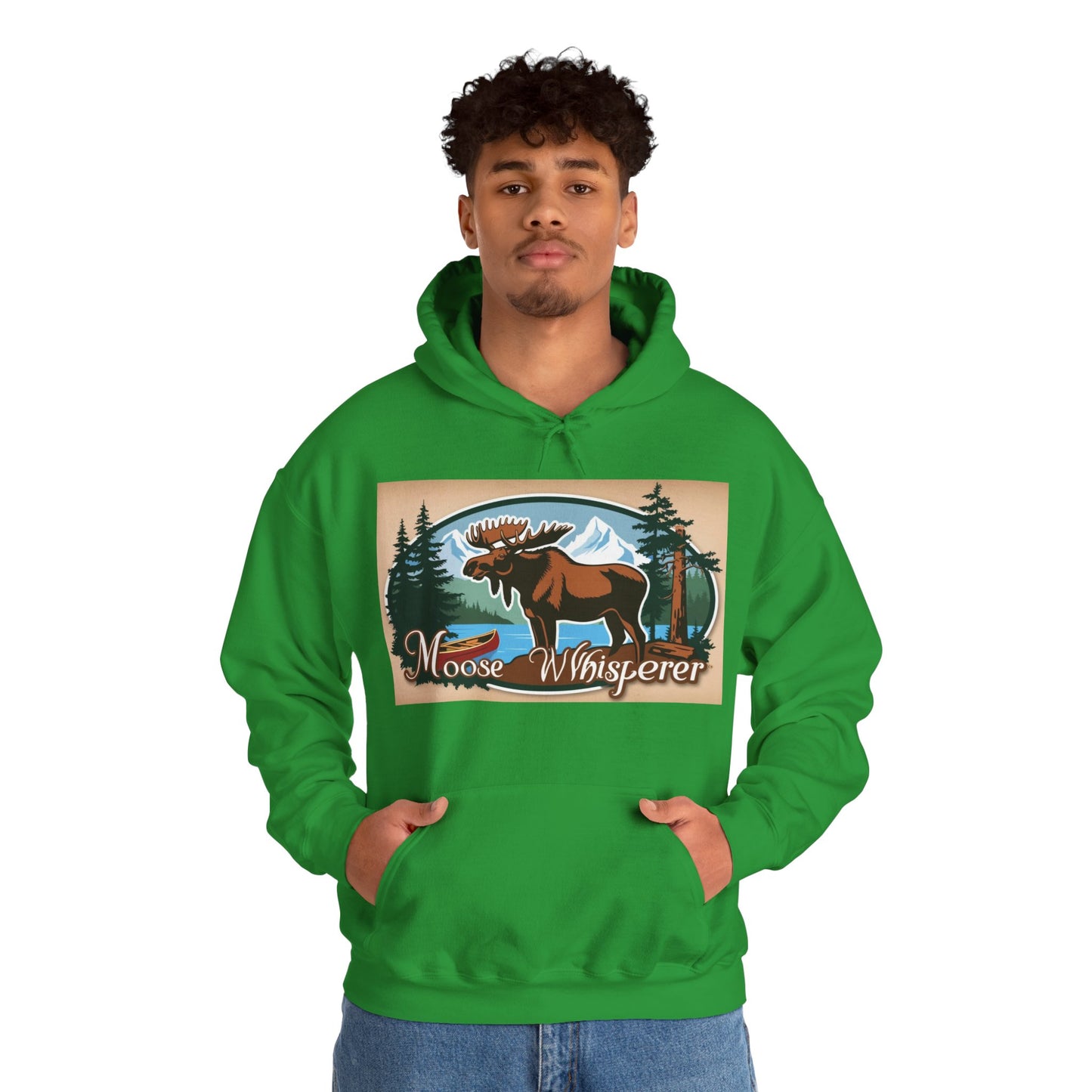 Moose Whisperer - Unisex Heavy Blend™ Hooded Sweatshirt