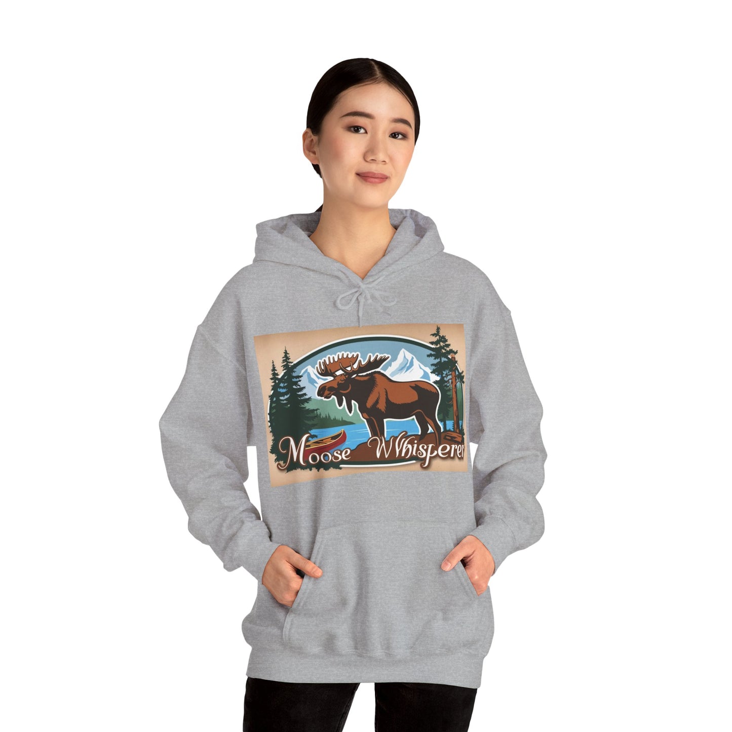 Moose Whisperer - Unisex Heavy Blend™ Hooded Sweatshirt