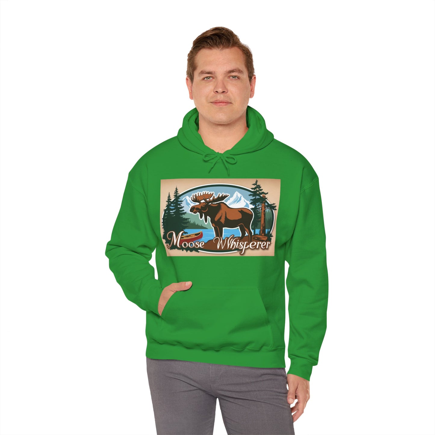 Moose Whisperer - Unisex Heavy Blend™ Hooded Sweatshirt