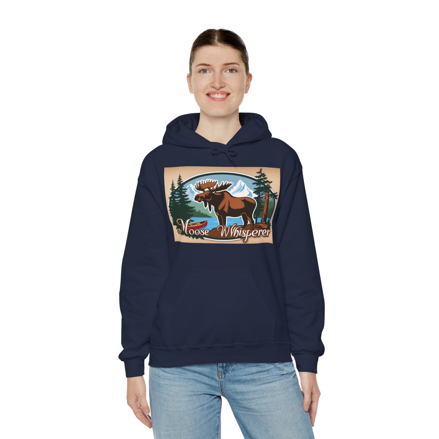 Moose Whisperer - Unisex Heavy Blend™ Hooded Sweatshirt