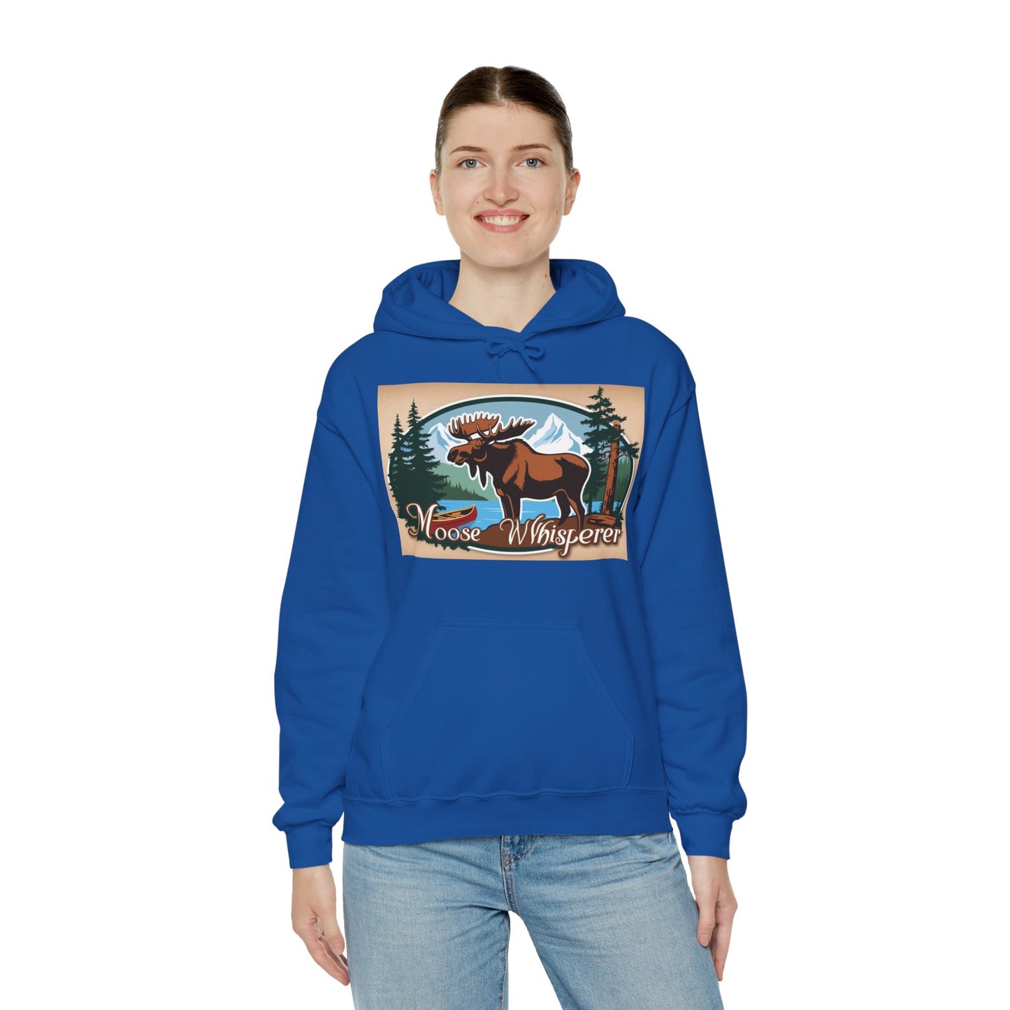 Moose Whisperer - Unisex Heavy Blend™ Hooded Sweatshirt