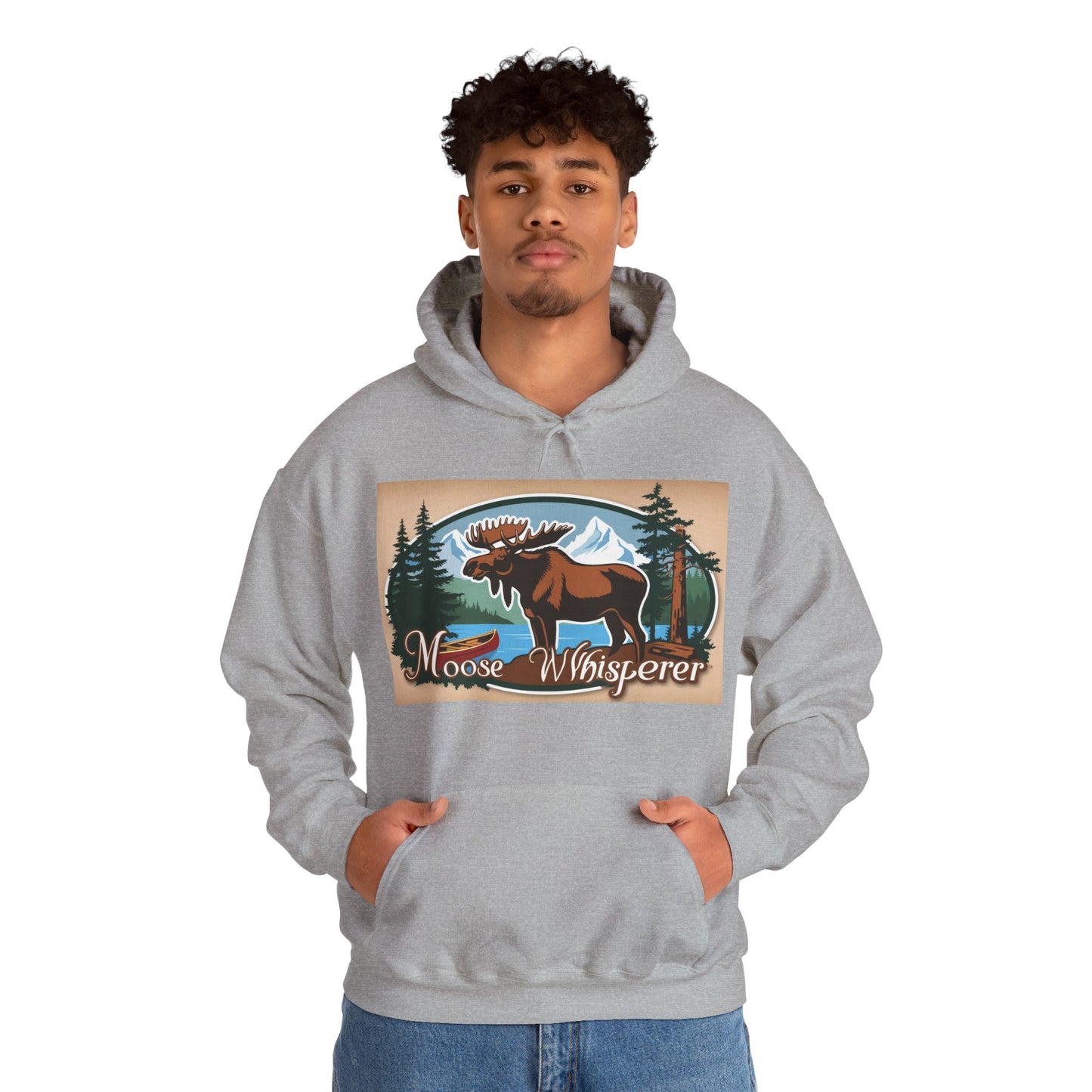 Moose Whisperer - Unisex Heavy Blend™ Hooded Sweatshirt