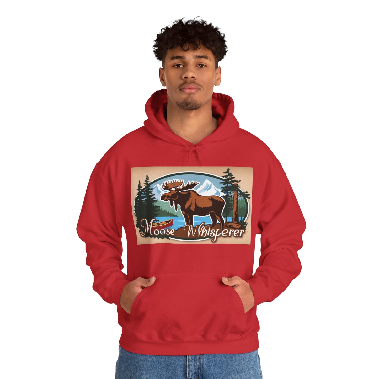 Moose Whisperer - Unisex Heavy Blend™ Hooded Sweatshirt